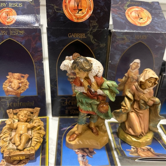 1991-93 The Fontanini Heirloom Nativity 5” Figurines (7) - Picture 10 of 14